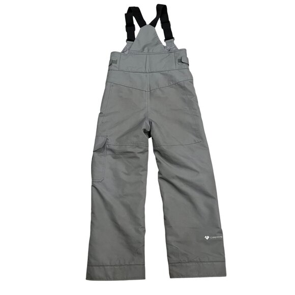Obermeyer Girls's Volt Bib Ski Pants, Gray, 8 - Picture 2 of 9